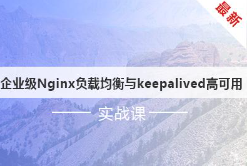 企业级Nginx负载均衡与keepalived高可用实战视频教程