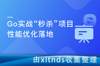 全流程开发 GO实战电商网站高并发秒杀系统[完结无密]