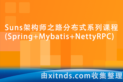 Suns架构师之路分布式系列课程(Spring+Mybatis+NettyRPC)