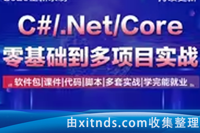 C# .Net Core零基础从入门到精通实战教程全集Net Core 全栈【190课】